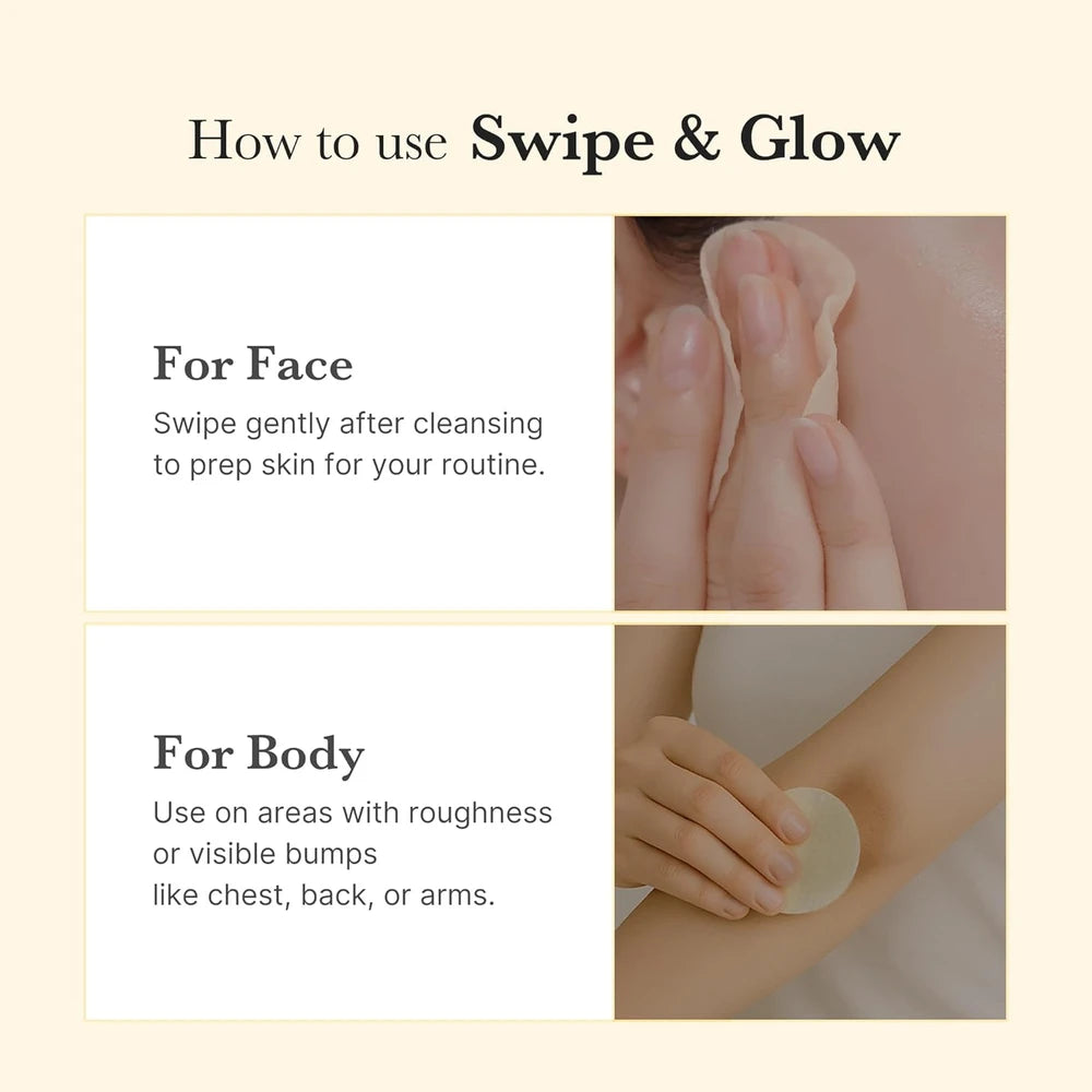 Kojic Acid Turmeric Toner Pads, Medicube Korean Skincare